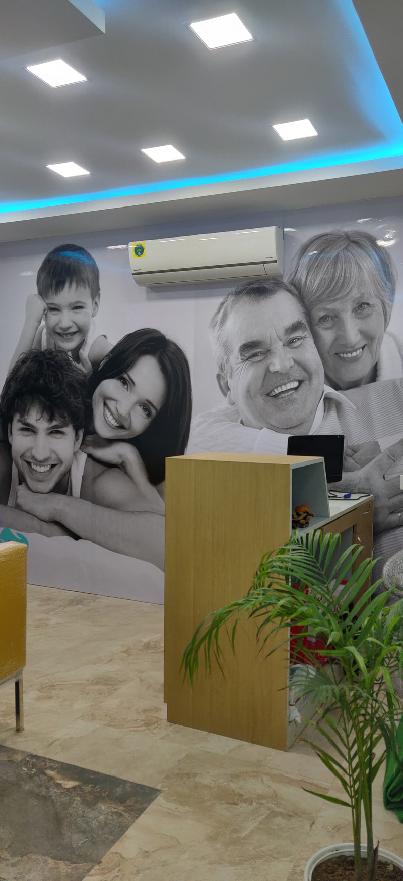 Luxury dental clinic interior designed by Interiors by AD