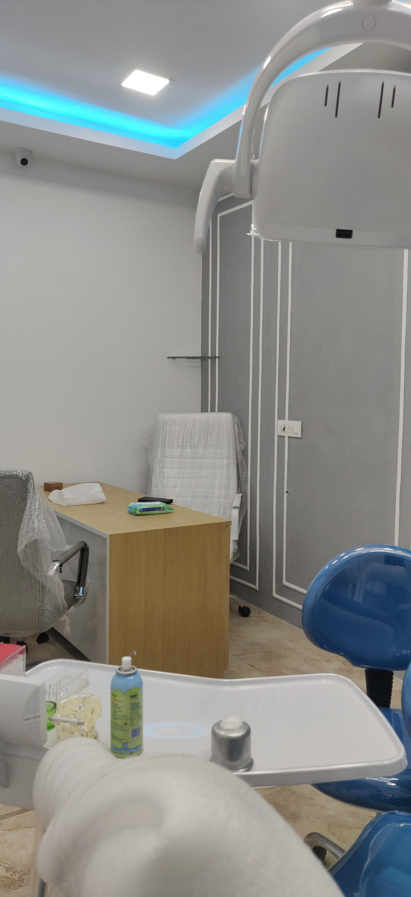 Elegant dental studio interior design project