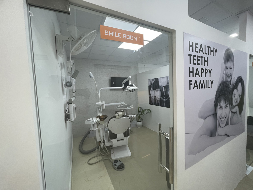 Elegant dental studio interior design project in Delhi