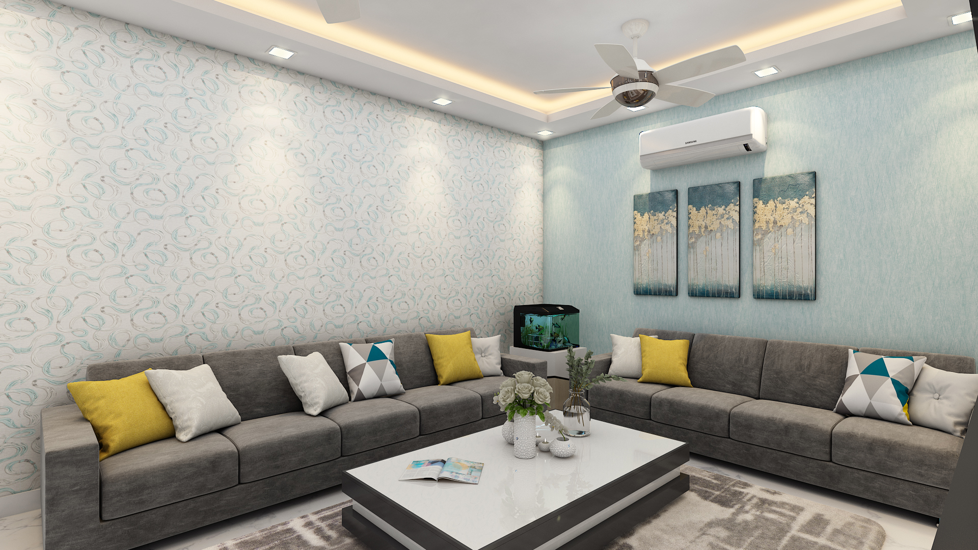 Elegant dining room interior design in Ghaziabad