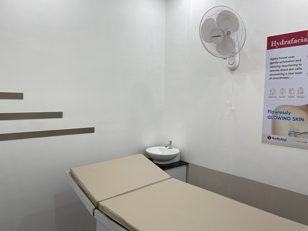 Ergonomic patient seating in clinic interior design