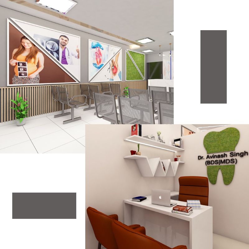 clinic interior designing services in noida